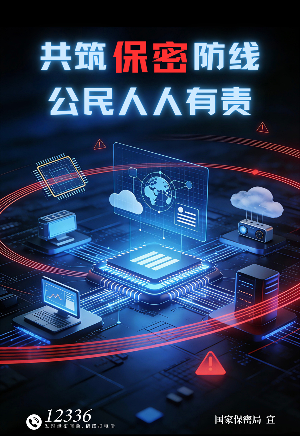 2026年保密公益宣传海报