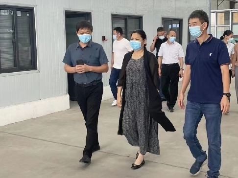 市政协副主席刘述荣带队到城乡一体化示范区现场办公