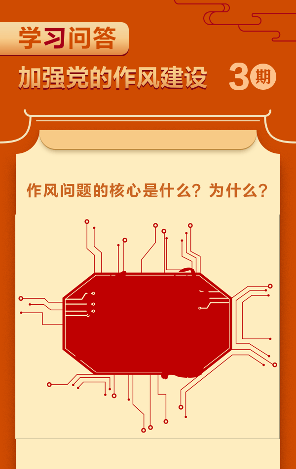 学习问答·加强党的作风建设③作风问题的核心是什么？为什么？