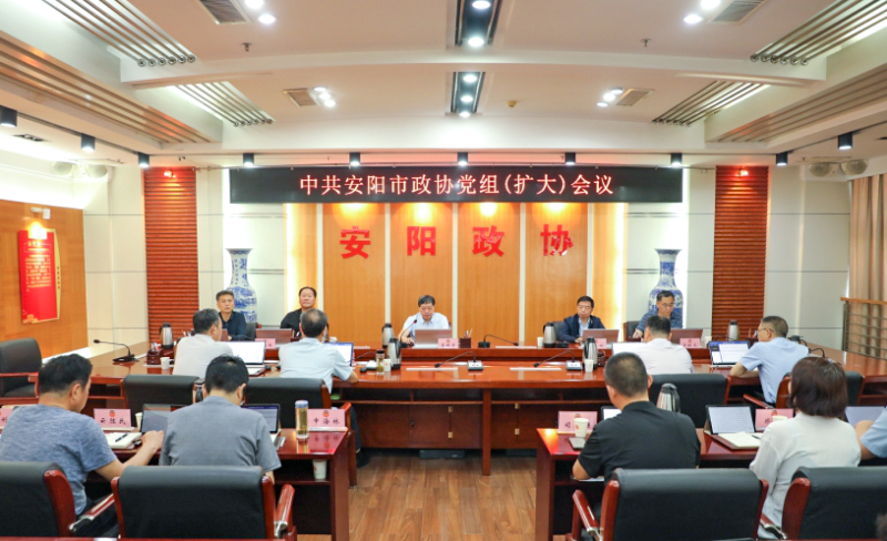 市政协召开党组（扩大）会议