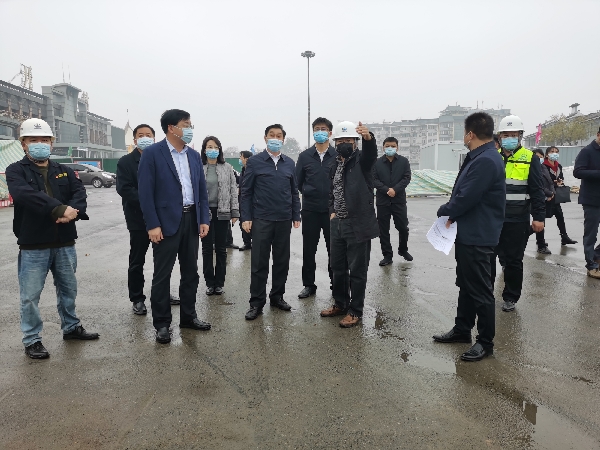 市政协主席曹忠良带队到禹王台区调研项目建设