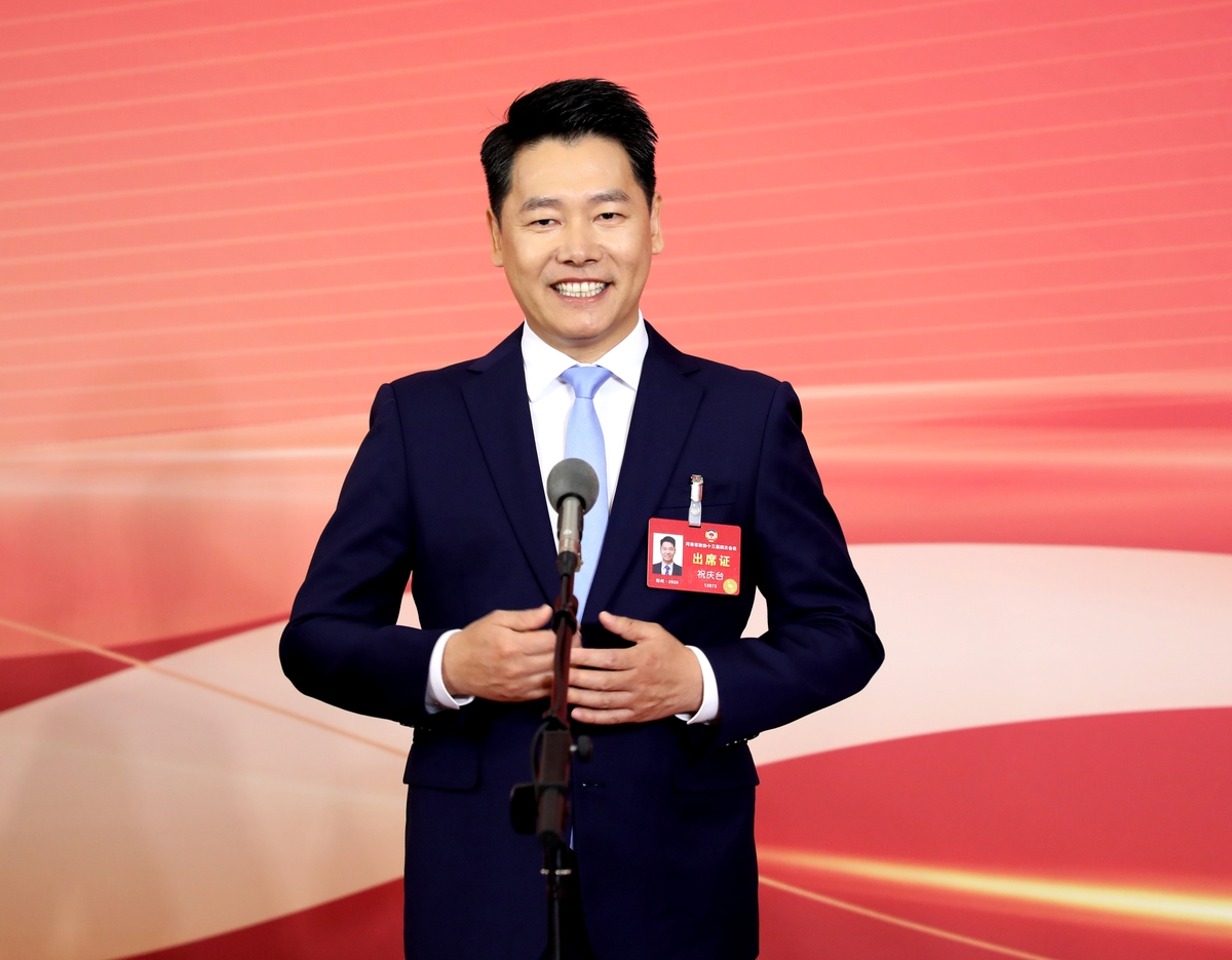 委员通道丨祝庆台：架好开放合作桥梁 让“豫农优品”香飘世界