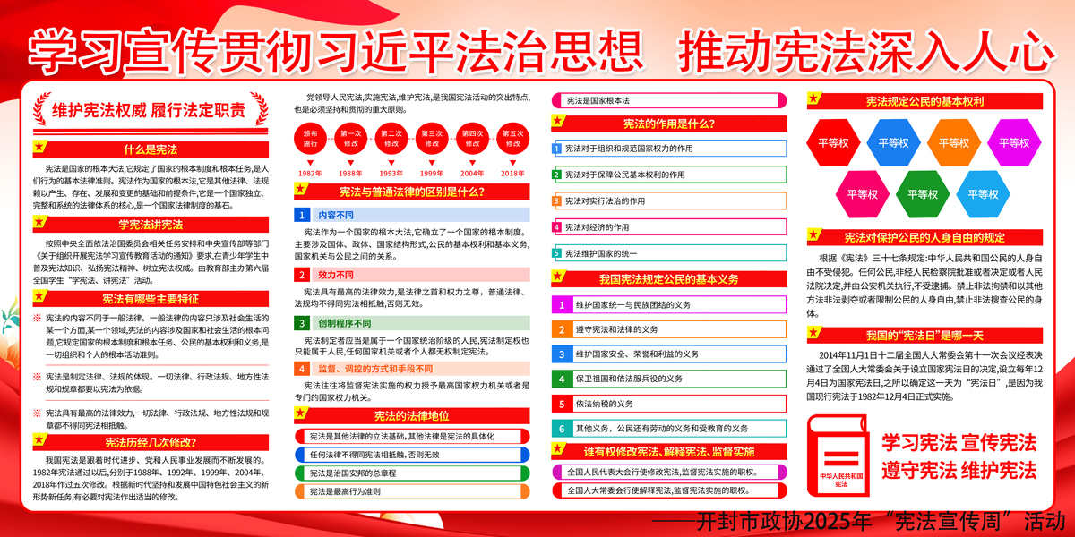 学习宣传贯彻习近平法治思想<br>推动宪法深入人心