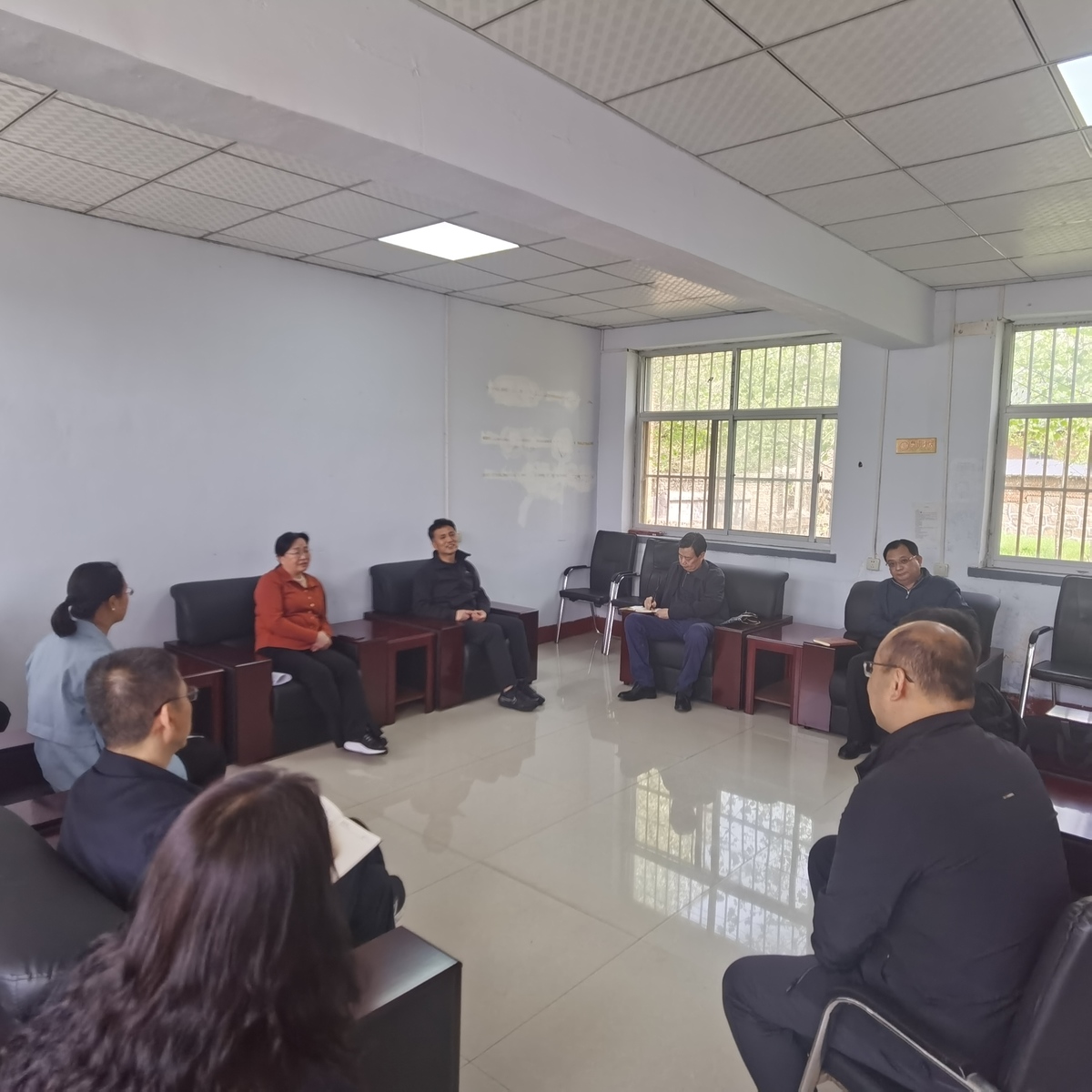 薛文明副主席调研指导 “五星”支部和软弱涣散村工作