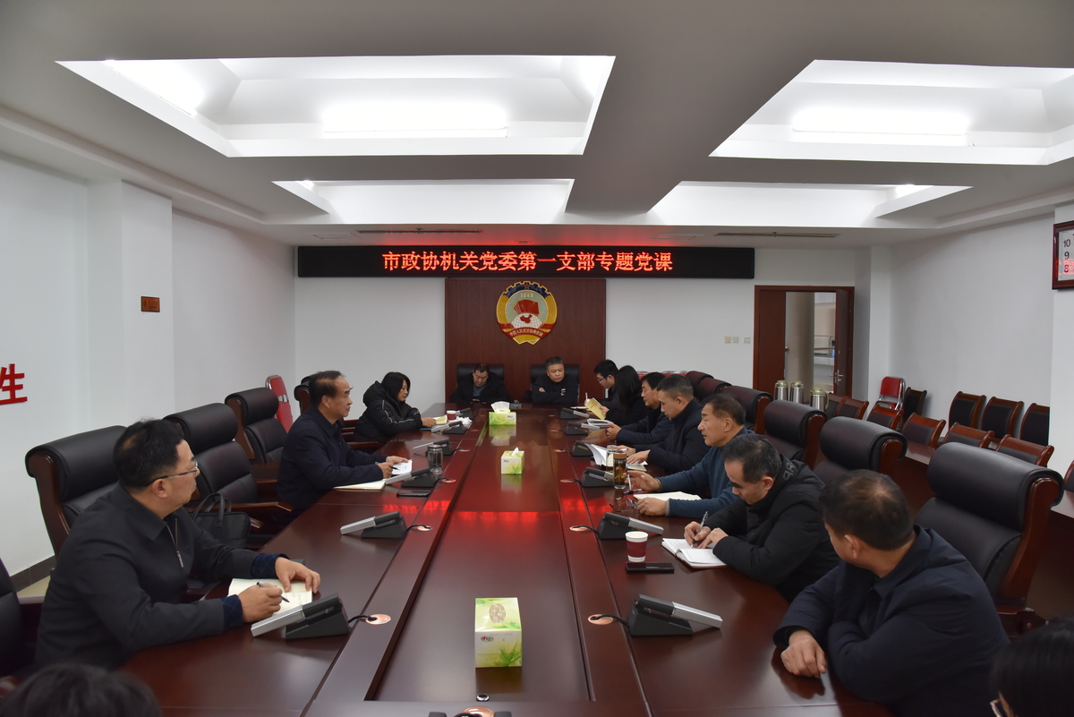 岳新坦同志讲授主题教育专题党课