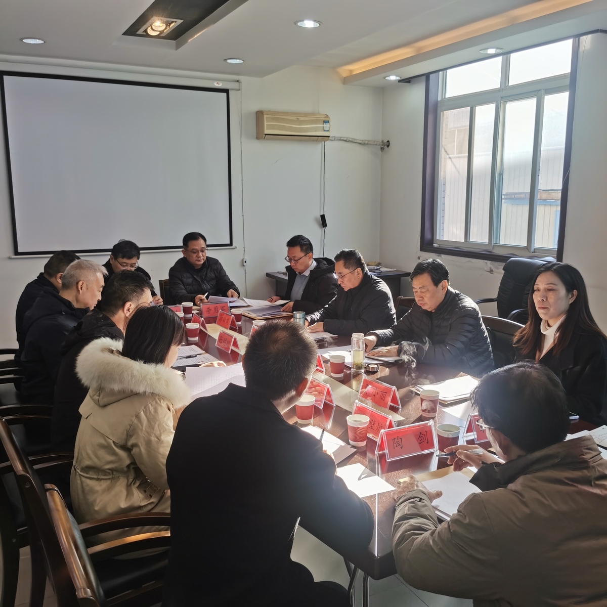 郭献龙副主席到分包联系的 “青苗企业”调研